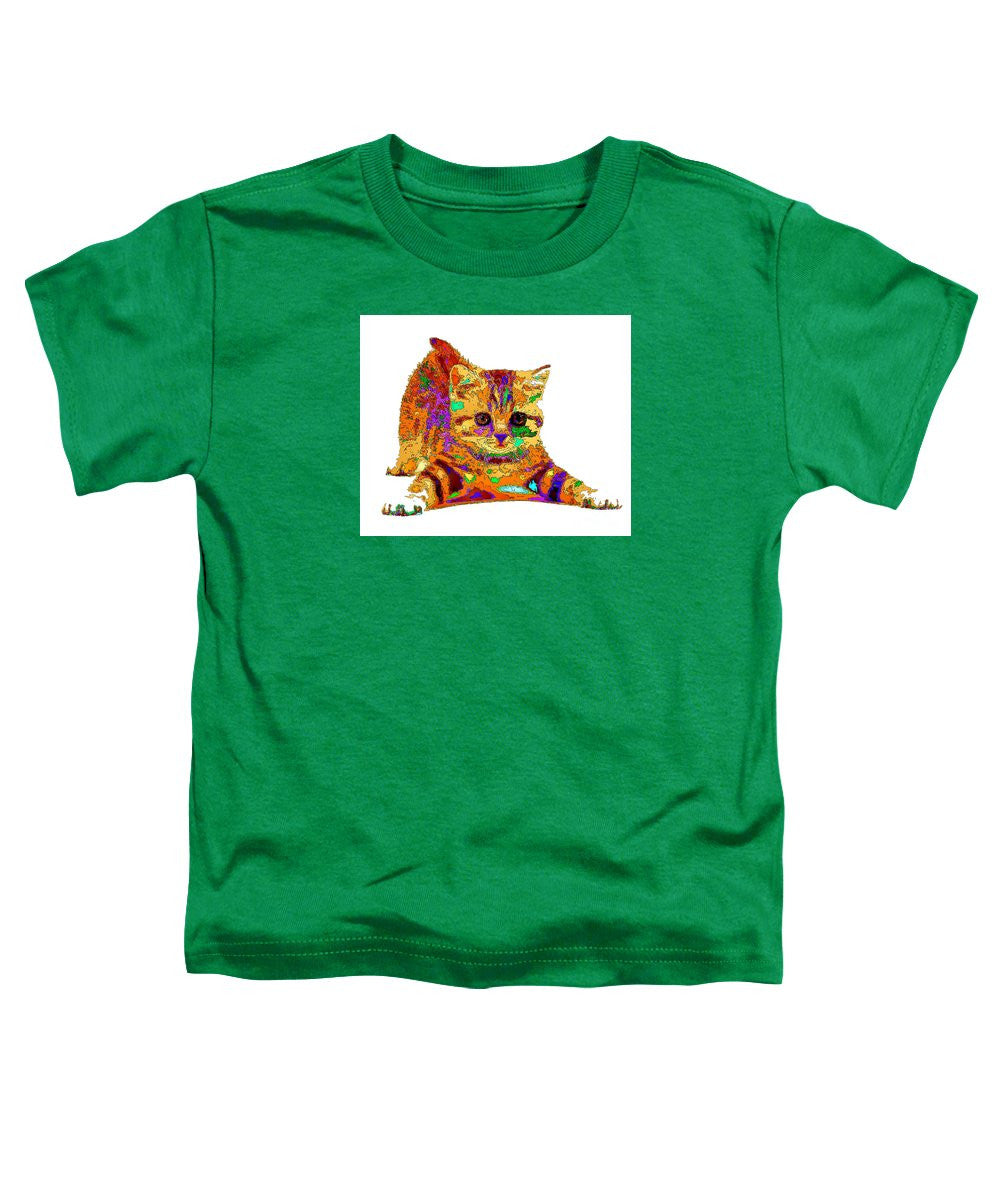 T-shirt pour tout-petits – Jelly Bean The Kitty. Série Pet