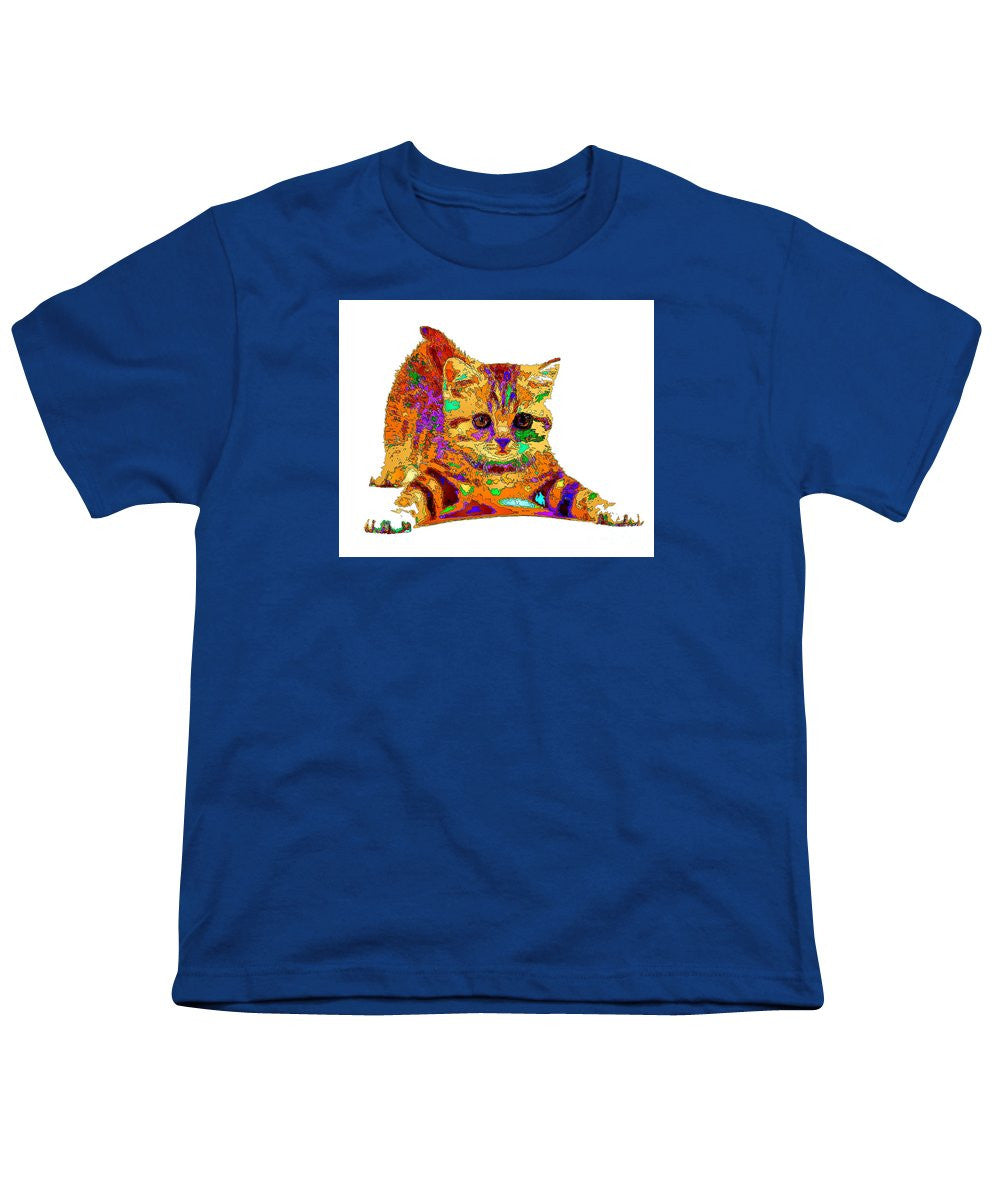 Youth T-Shirt - Jelly Bean The Kitty. Pet Series