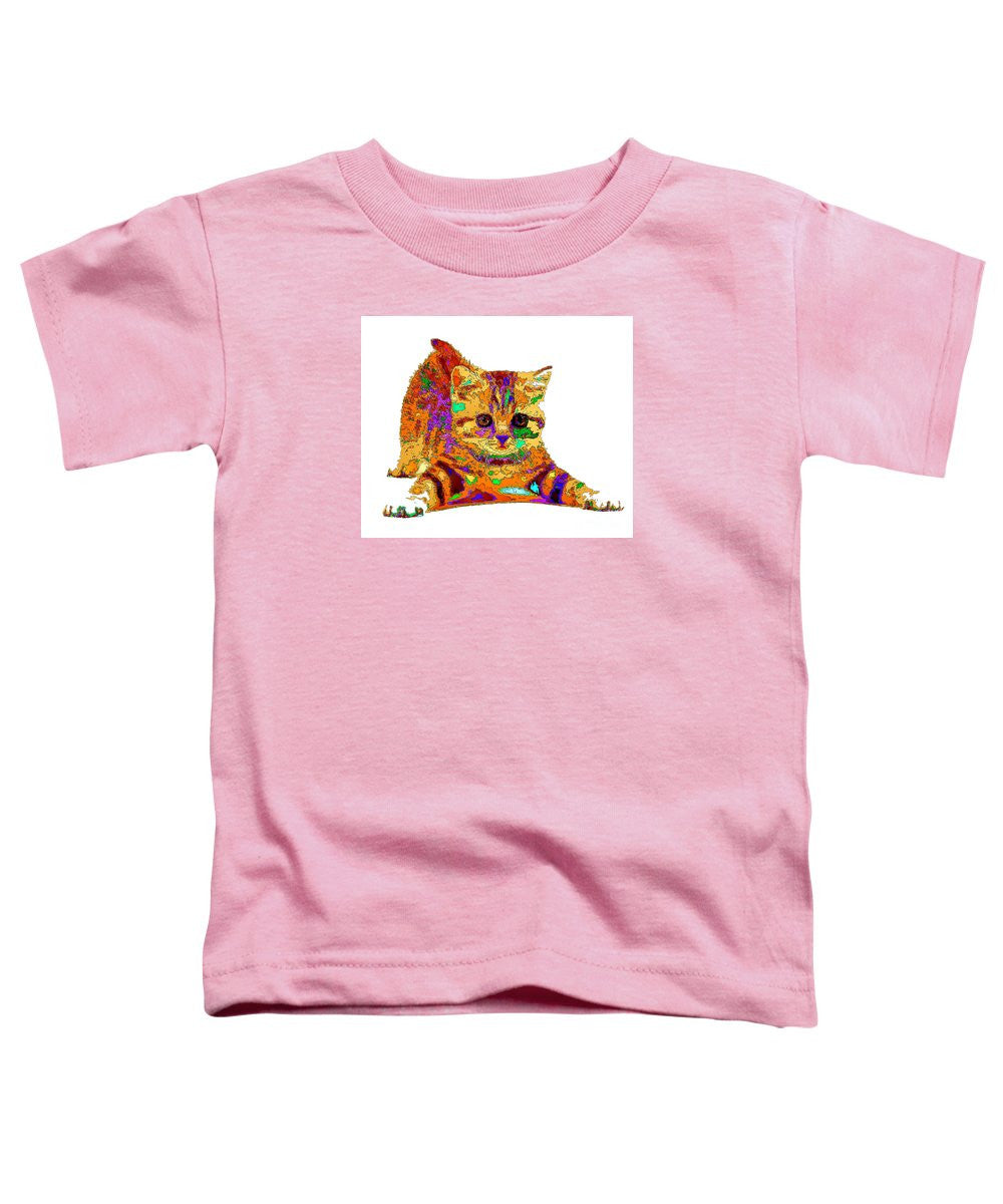 T-shirt pour tout-petits – Jelly Bean The Kitty. Série Pet