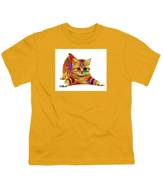 Youth T-Shirt - Jelly Bean The Kitty. Pet Series