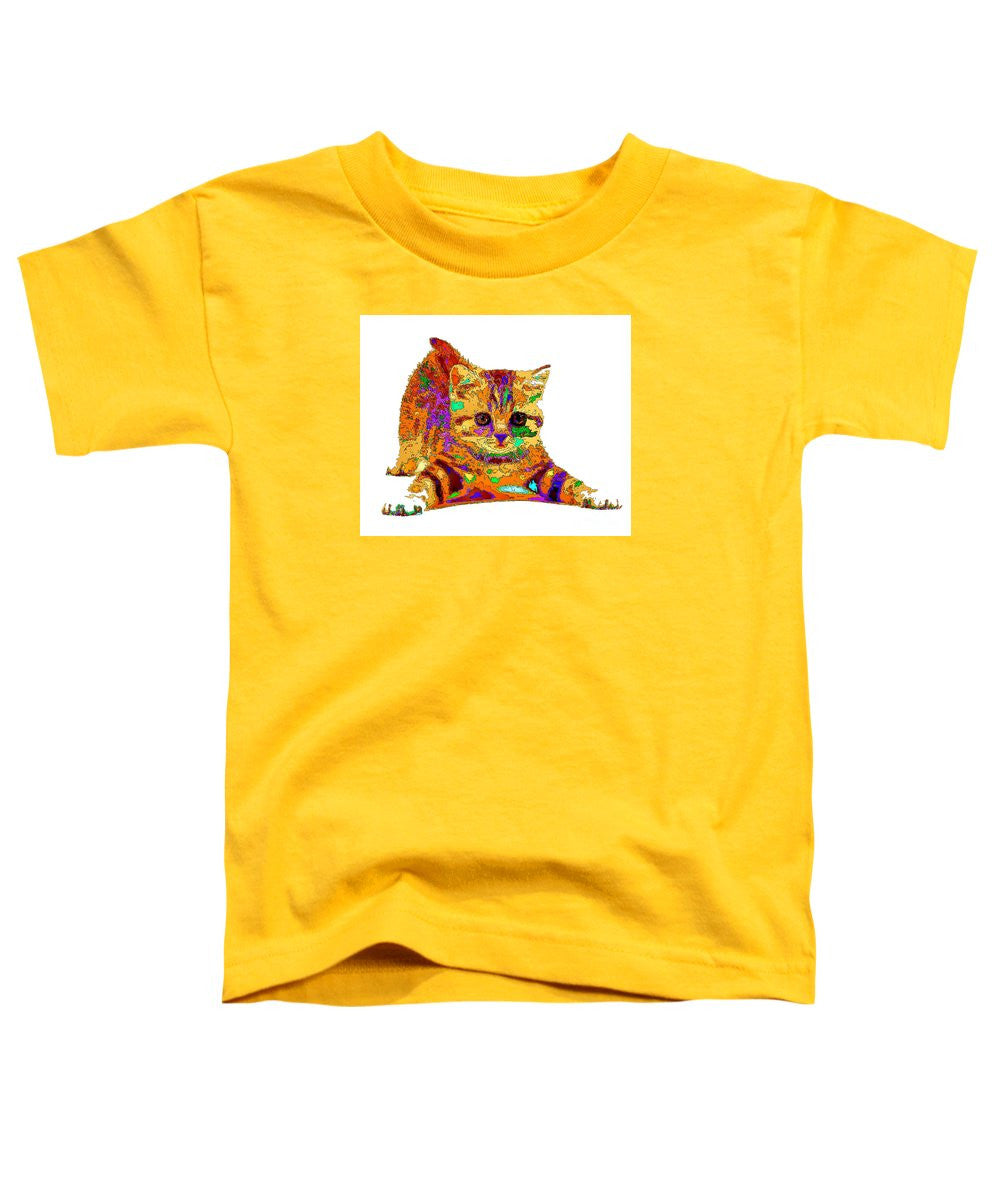 T-shirt pour tout-petits – Jelly Bean The Kitty. Série Pet