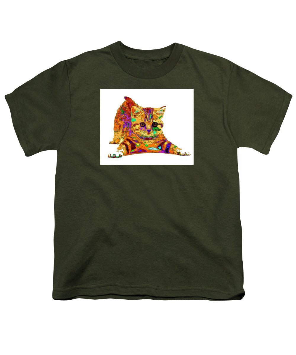 Youth T-Shirt - Jelly Bean The Kitty. Pet Series