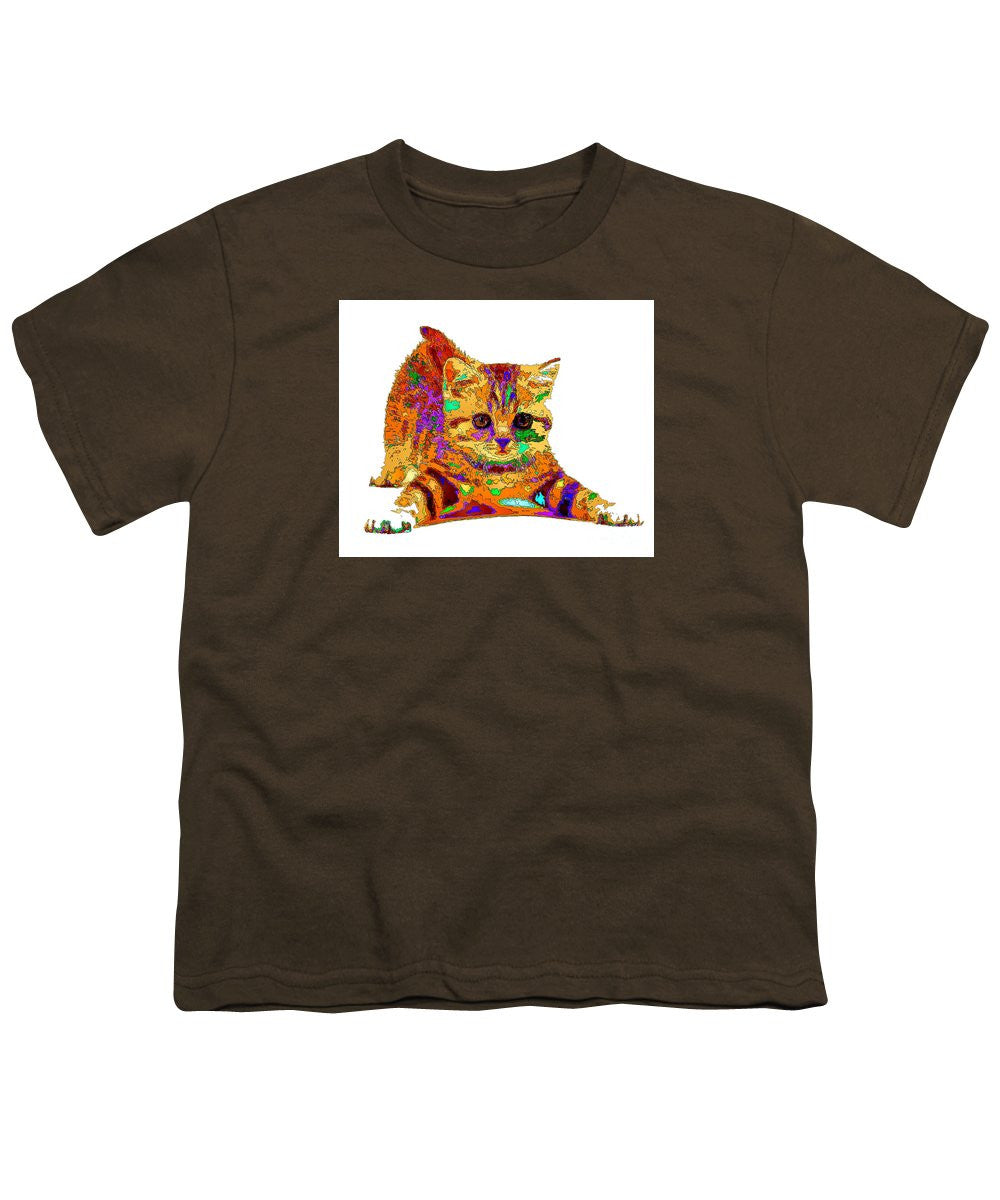 Youth T-Shirt - Jelly Bean The Kitty. Pet Series