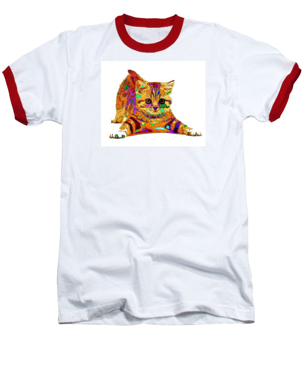 Baseball T-Shirt - Jelly Bean The Kitty. Pet Series