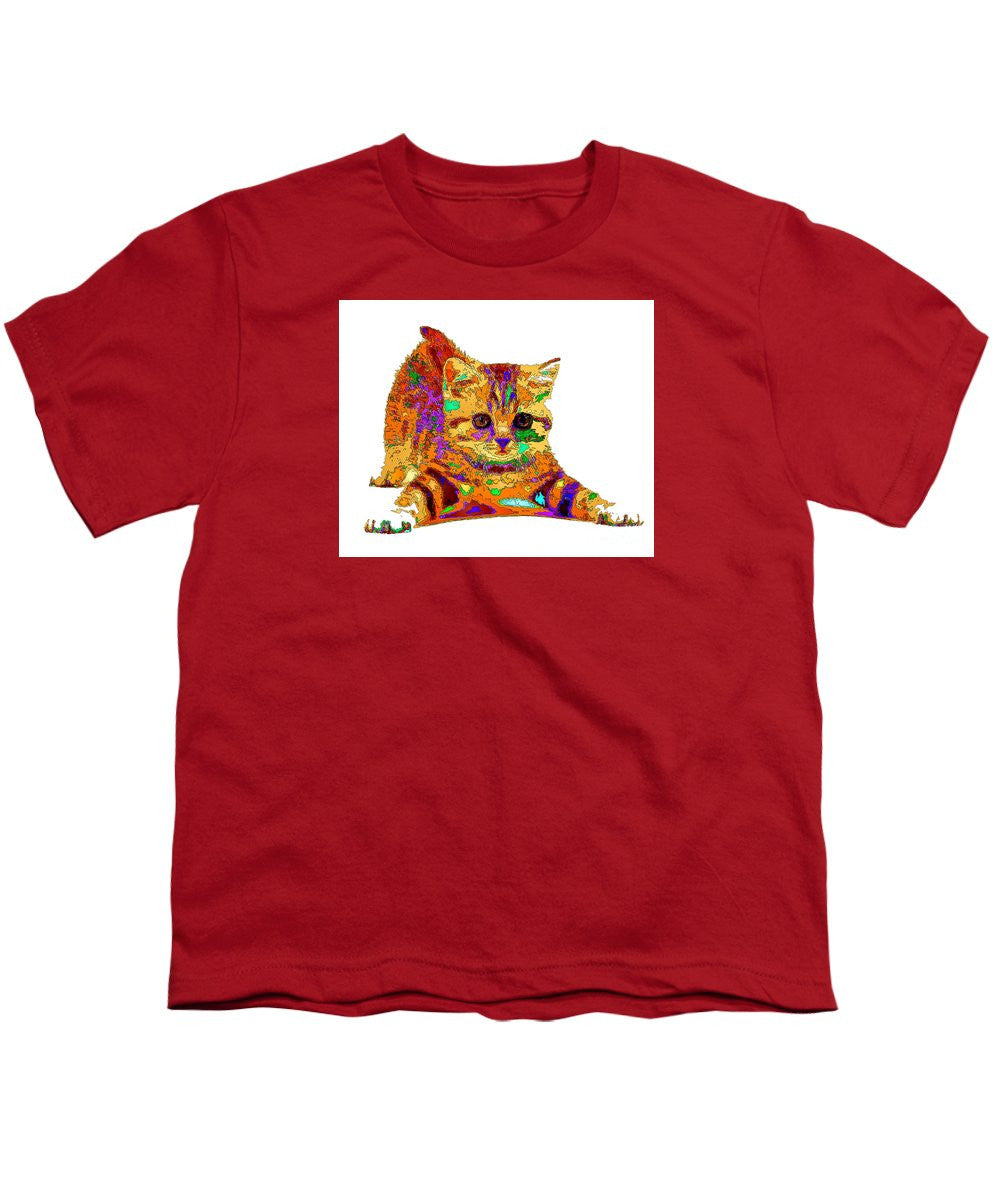 Youth T-Shirt - Jelly Bean The Kitty. Pet Series