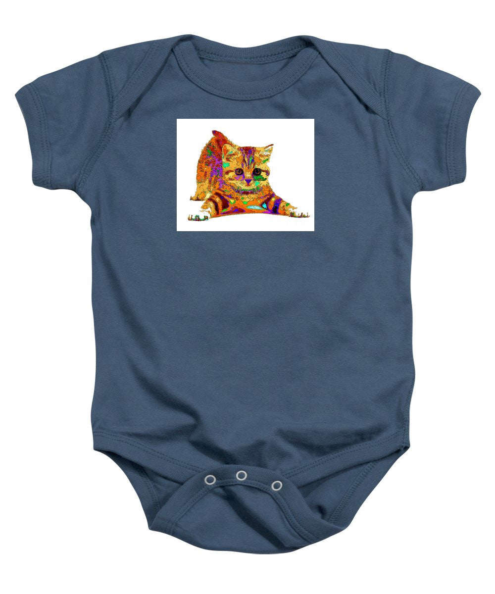 Baby Onesie - Jelly Bean The Kitty. Pet Series