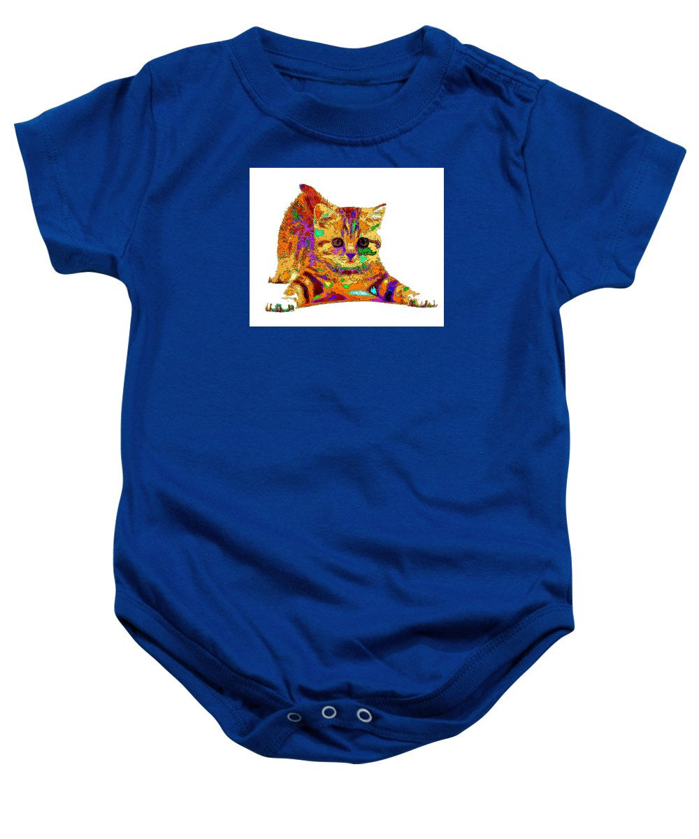 Baby Onesie - Jelly Bean The Kitty. Pet Series