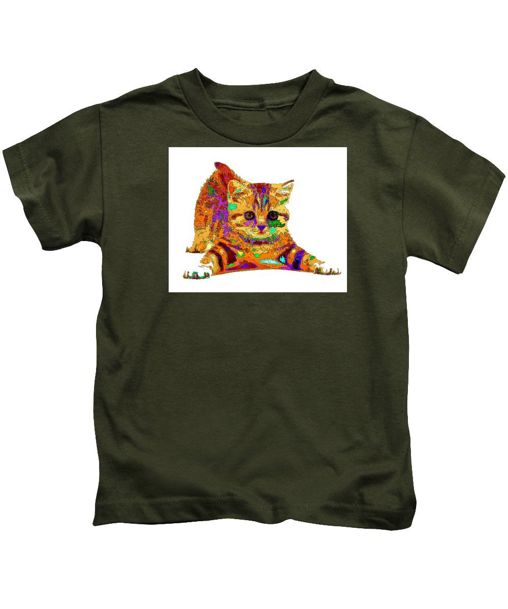 T-shirt pour enfants - Jelly Bean The Kitty. Série Pet