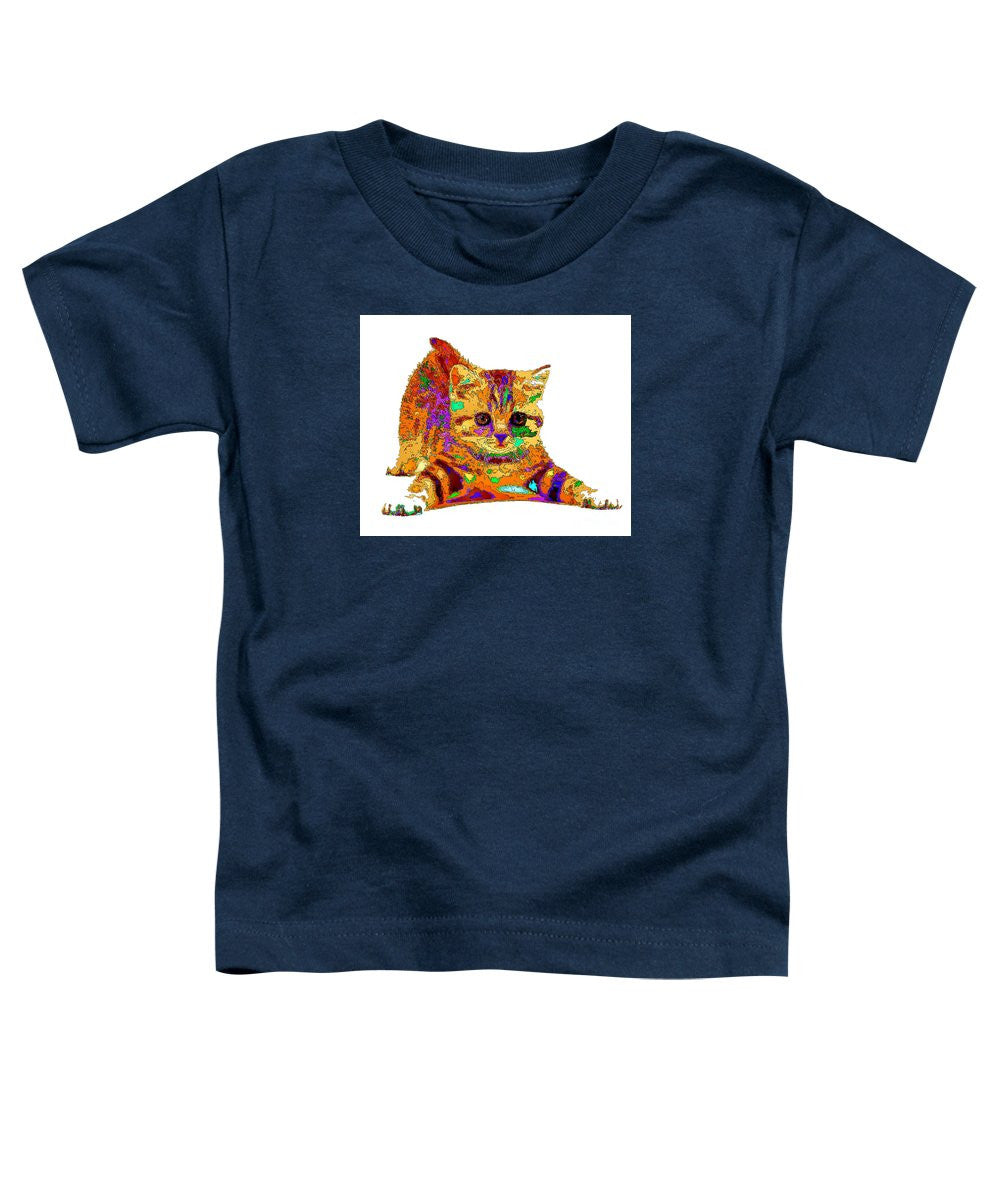 T-shirt pour tout-petits – Jelly Bean The Kitty. Série Pet