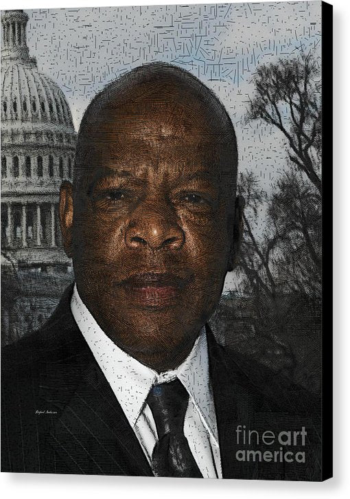 John Lewis - Canvas Print