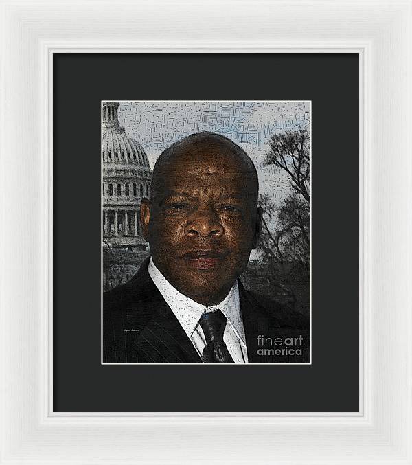 John Lewis - Framed Print