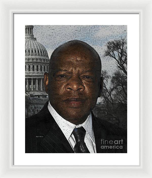 John Lewis - Framed Print