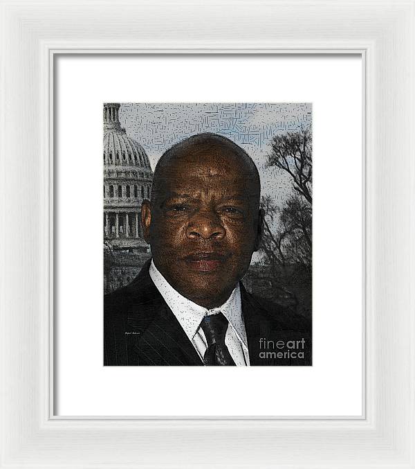 John Lewis - Framed Print