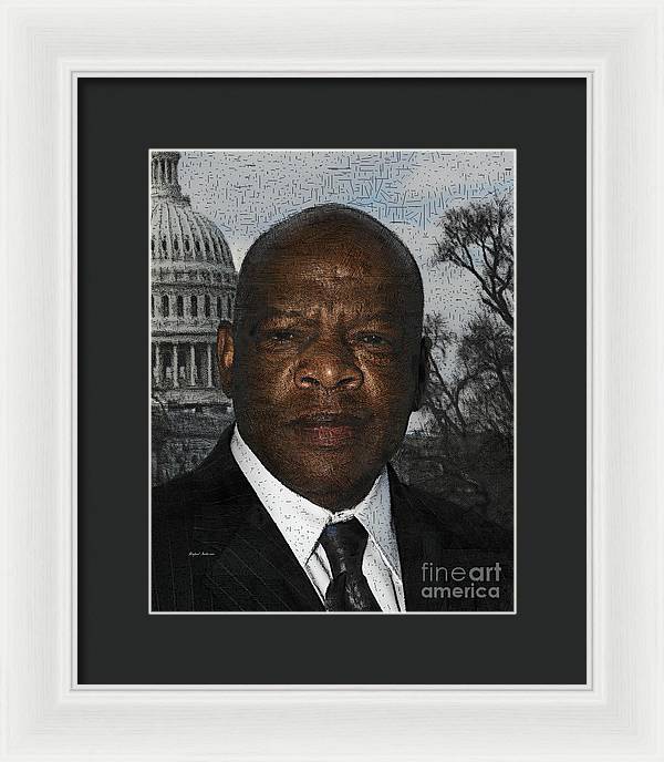 John Lewis - Framed Print