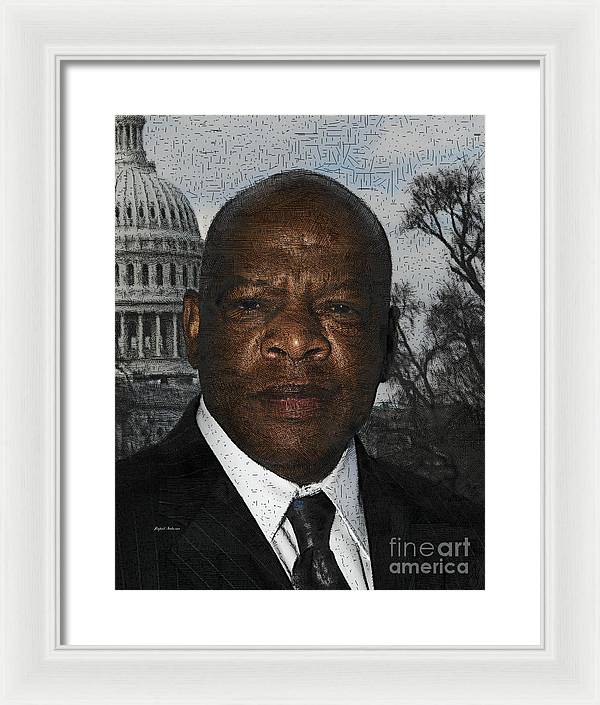 John Lewis - Framed Print