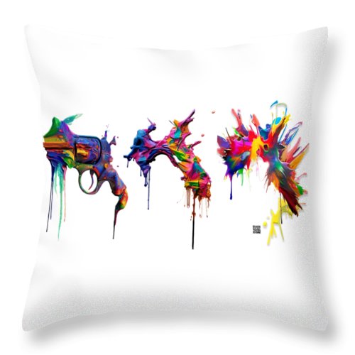 Do It With Art Instead- Throw Pillow