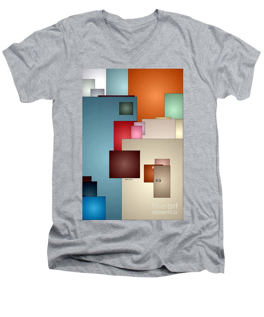 Men's V-Neck T-Shirt - Kaleidoscope