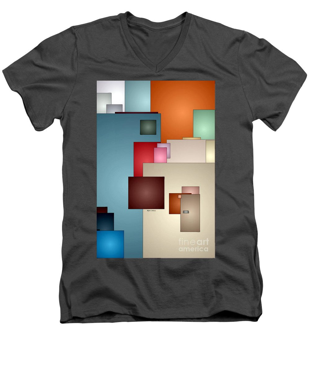 Men's V-Neck T-Shirt - Kaleidoscope