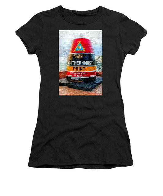 T-shirt pour femme (coupe junior) - Key West, Floride