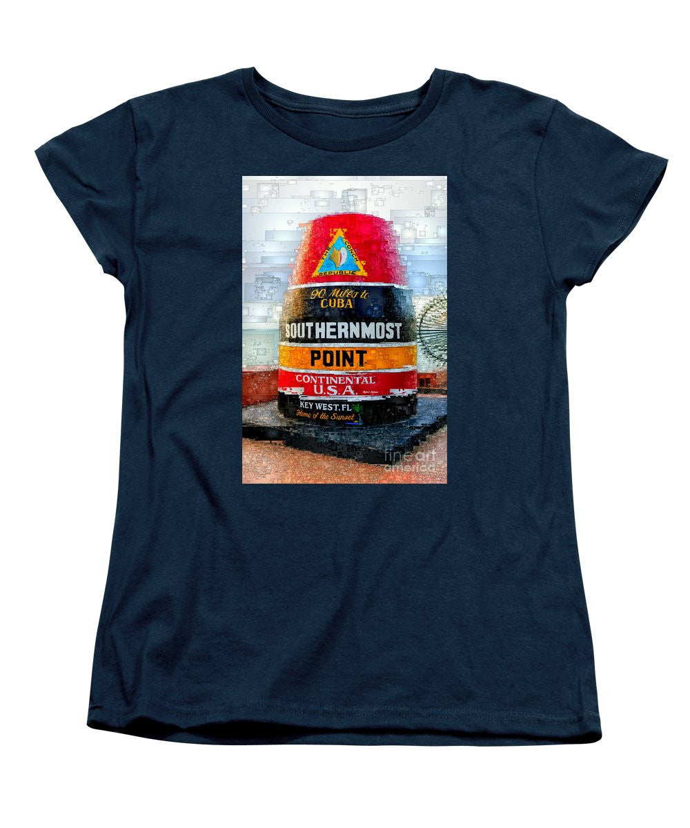 T-shirt pour femme (coupe standard) - Key West, Floride