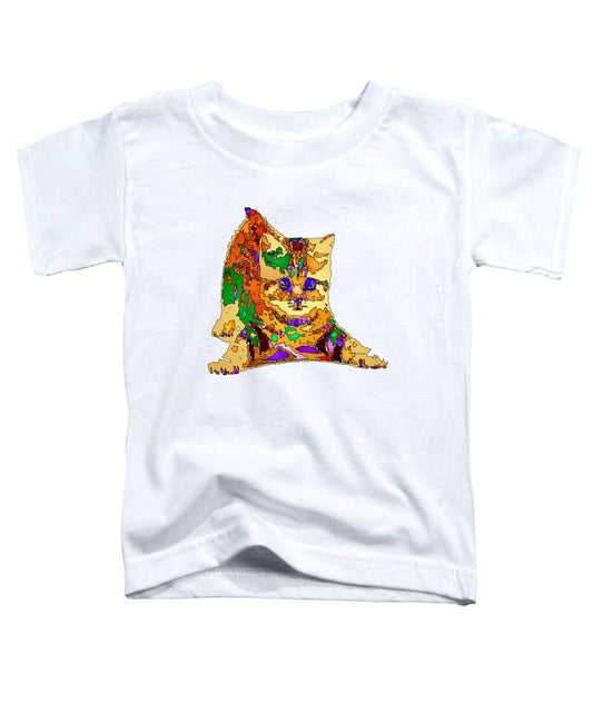 T-shirt pour tout-petits – Kitty Love. Série Pet