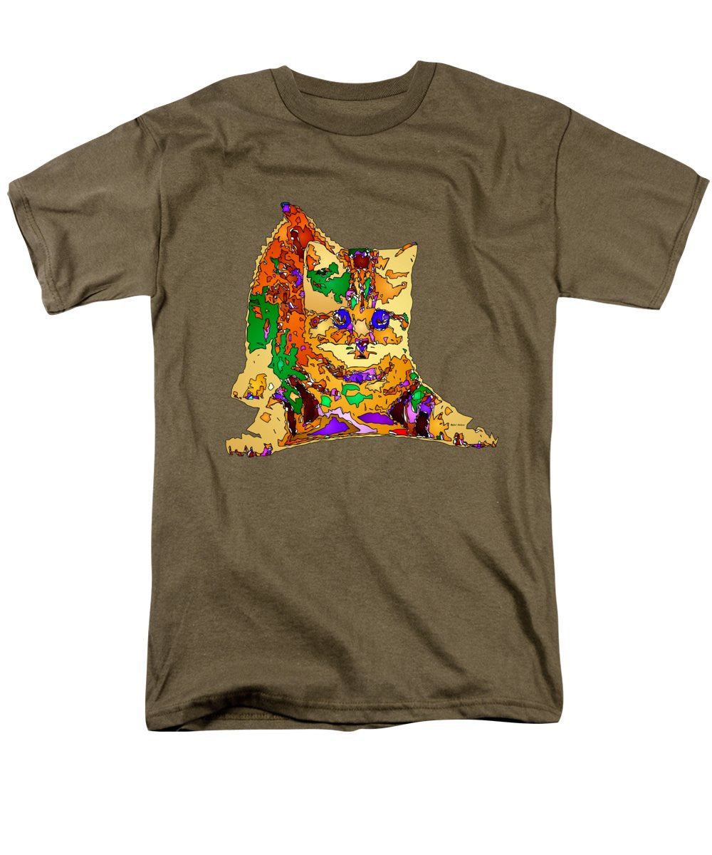 Men's T-Shirt  (Regular Fit) - Kitty Love. Pet Series