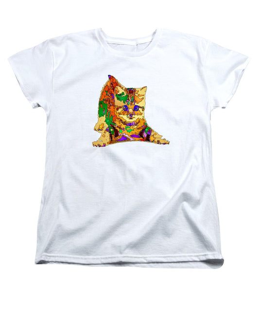 Women's T-Shirt (Standard Cut) - Kitty Love. Pet Series