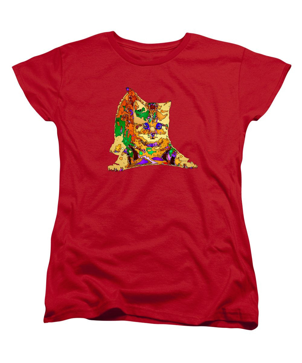 Women's T-Shirt (Standard Cut) - Kitty Love. Pet Series