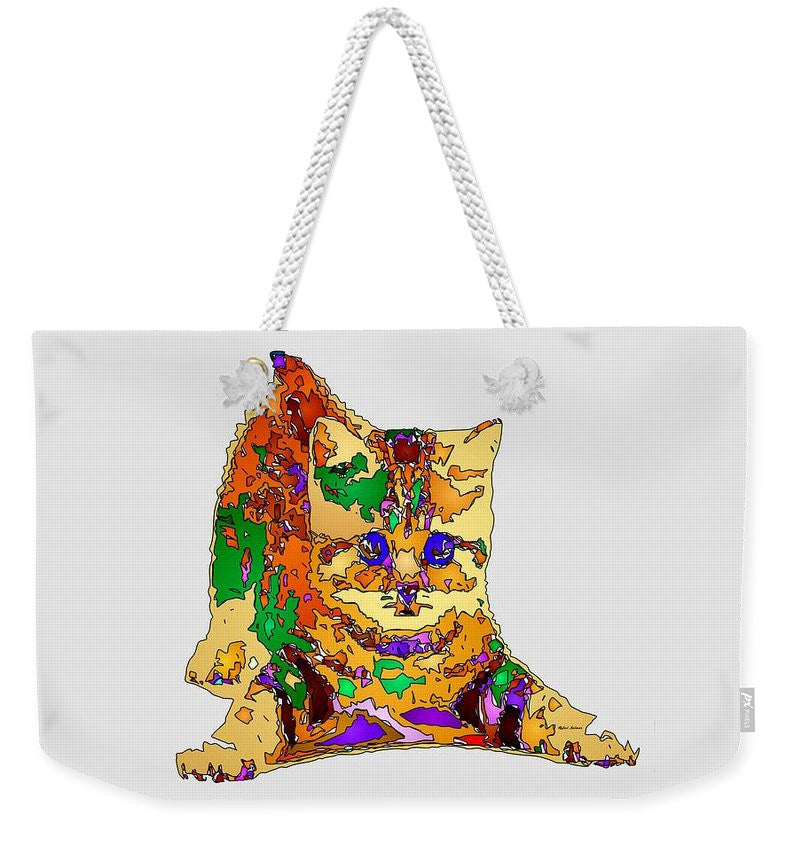 Weekender Tote Bag - Kitty Love. Pet Series