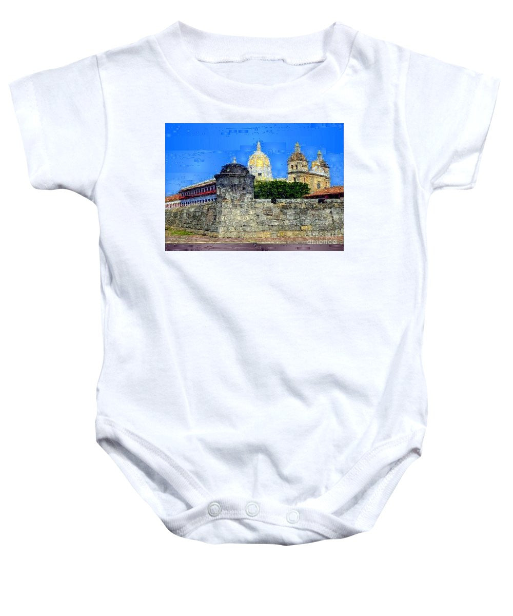 Baby Onesie - La Popa Hill Convent And Saint Philip Castle, Cartagena De Indi
