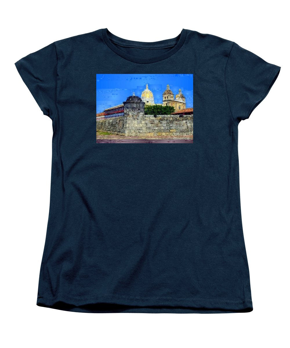 Women's T-Shirt (Standard Cut) - La Popa Hill Convent And Saint Philip Castle, Cartagena De Indi