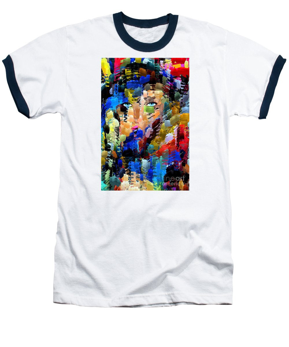 Baseball T-Shirt - Lady In Blue