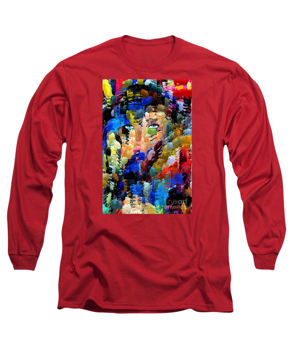 Long Sleeve T-Shirt - Lady In Blue