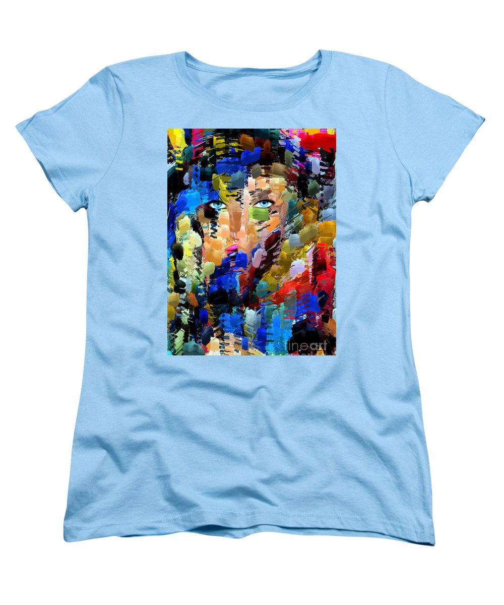 Women's T-Shirt (Standard Cut) - Lady In Blue