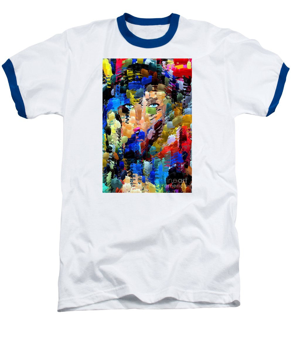 Baseball T-Shirt - Lady In Blue