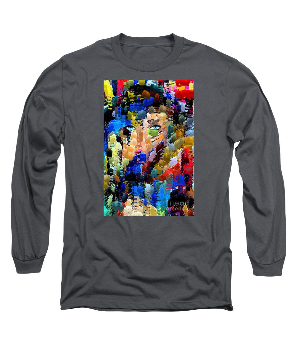 Long Sleeve T-Shirt - Lady In Blue