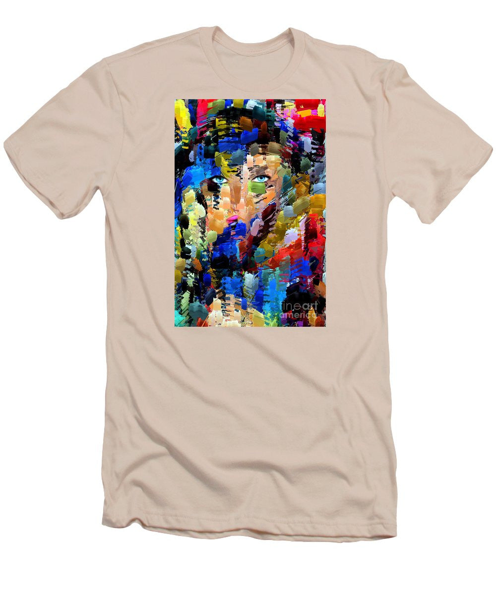 Men's T-Shirt (Slim Fit) - Lady In Blue