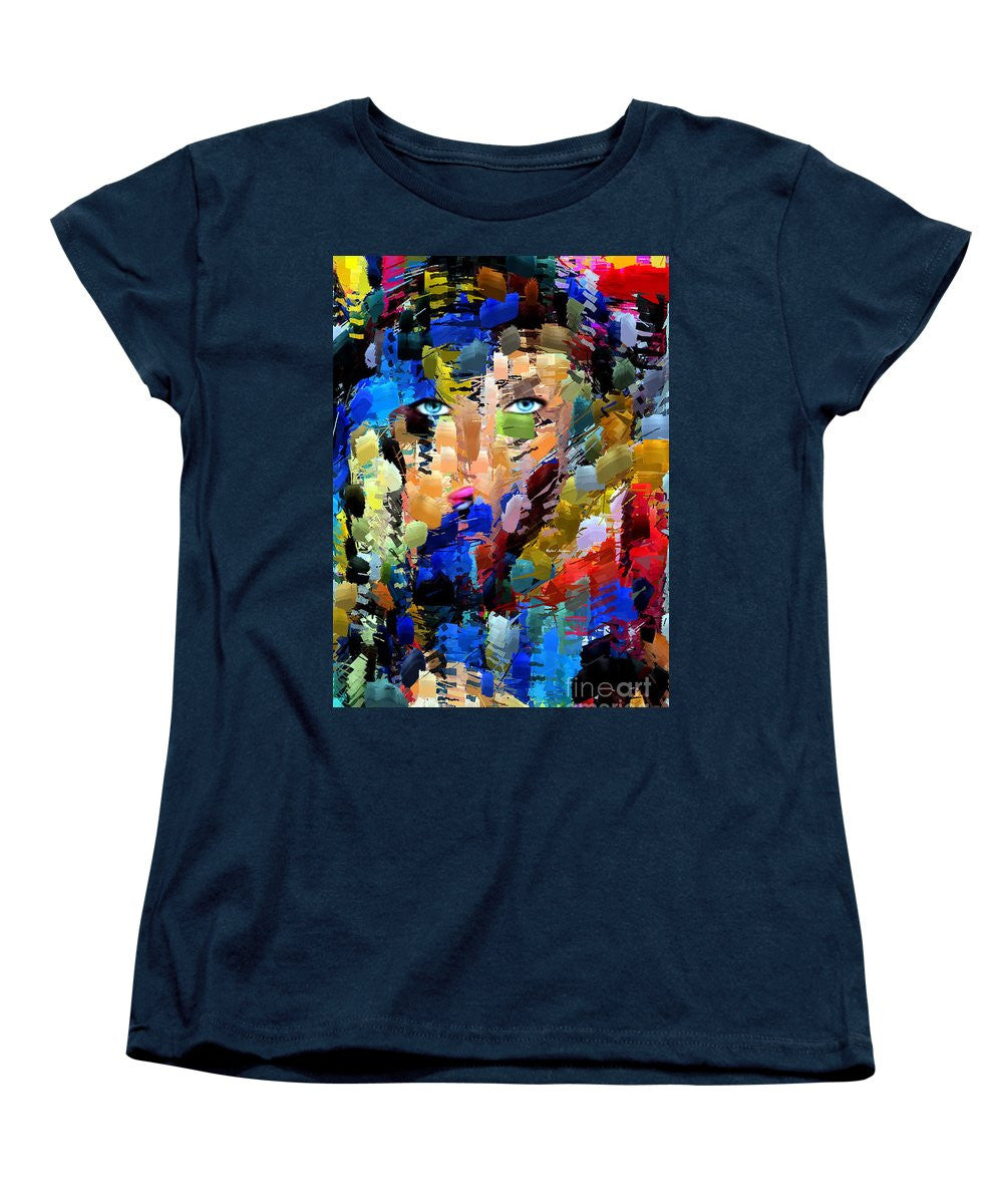 Women's T-Shirt (Standard Cut) - Lady In Blue