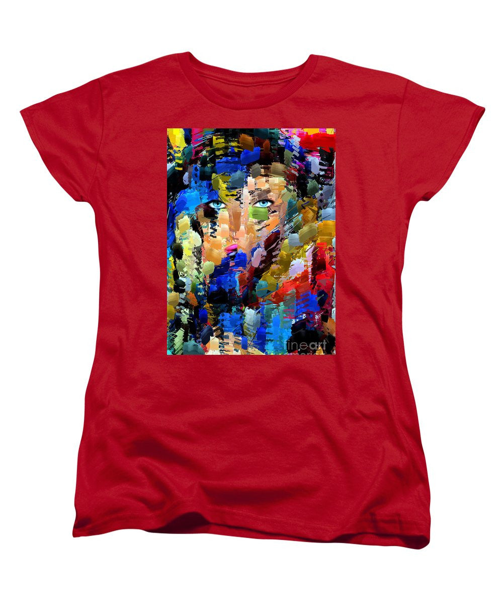 Women's T-Shirt (Standard Cut) - Lady In Blue