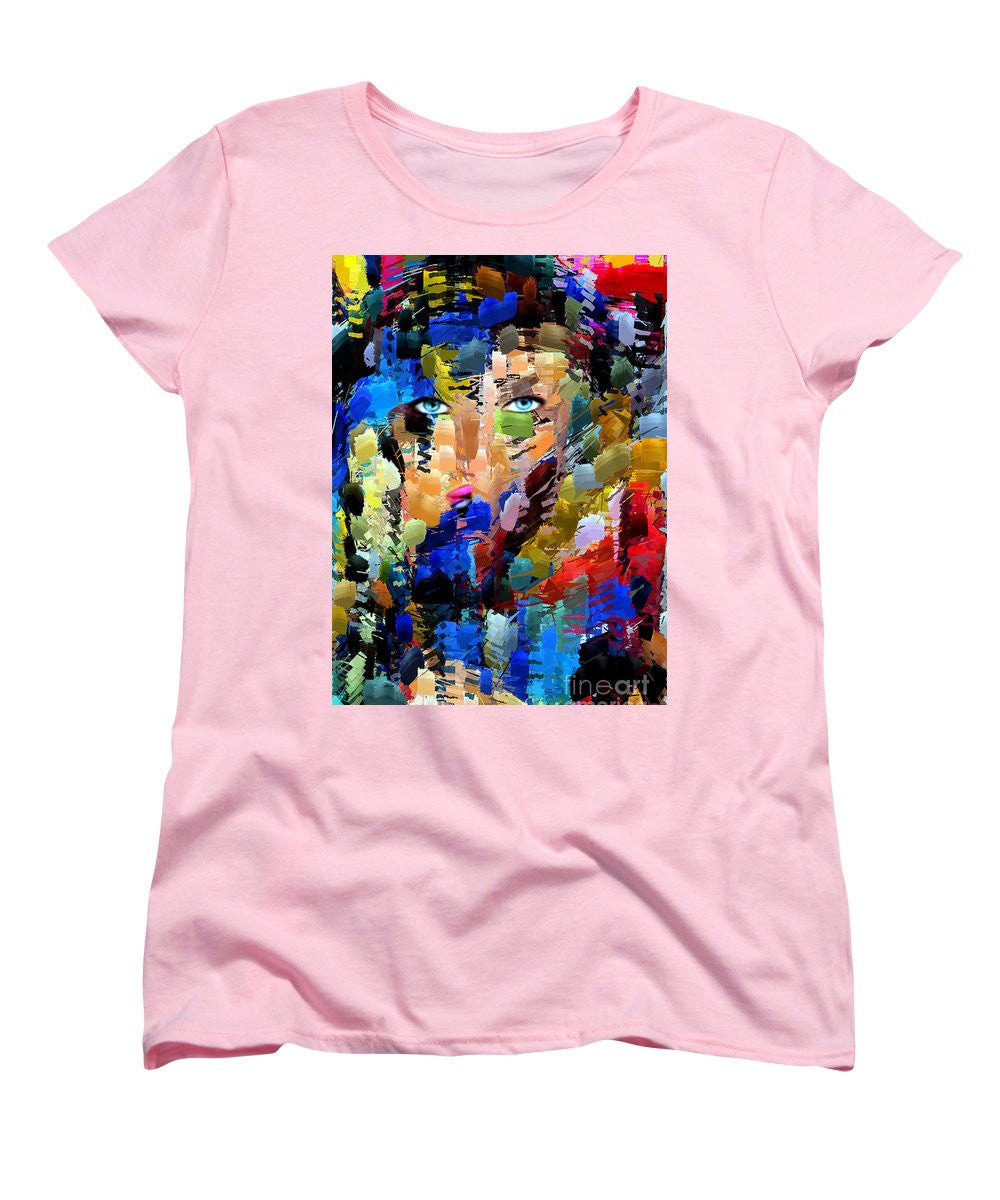 Women's T-Shirt (Standard Cut) - Lady In Blue