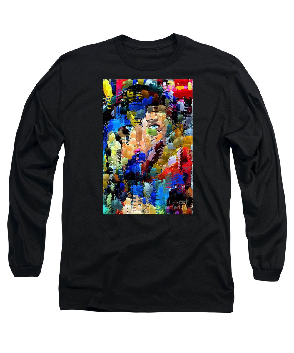 Long Sleeve T-Shirt - Lady In Blue