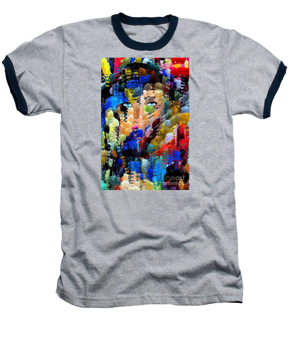 Baseball T-Shirt - Lady In Blue