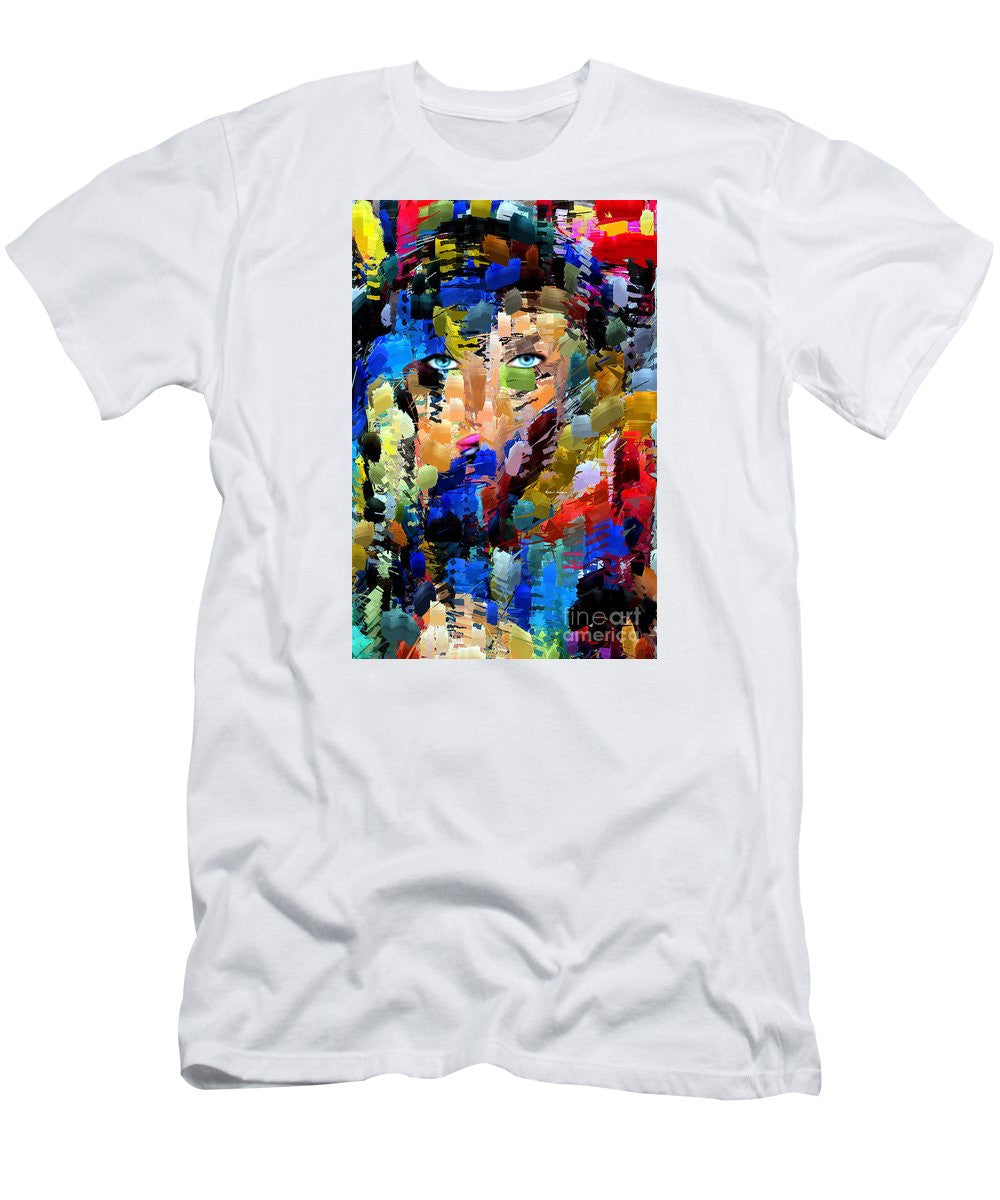 Men's T-Shirt (Slim Fit) - Lady In Blue