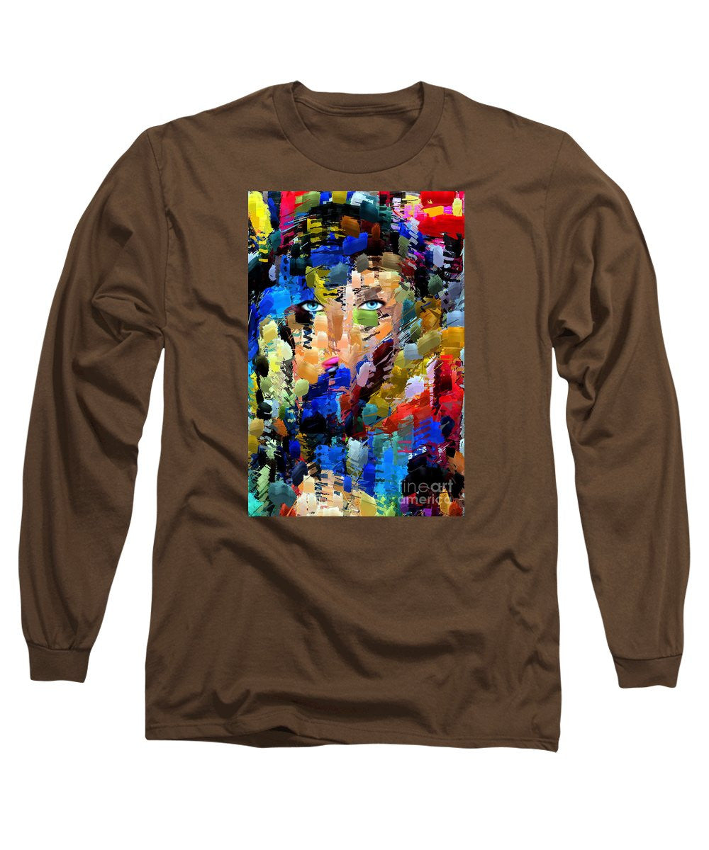 Long Sleeve T-Shirt - Lady In Blue