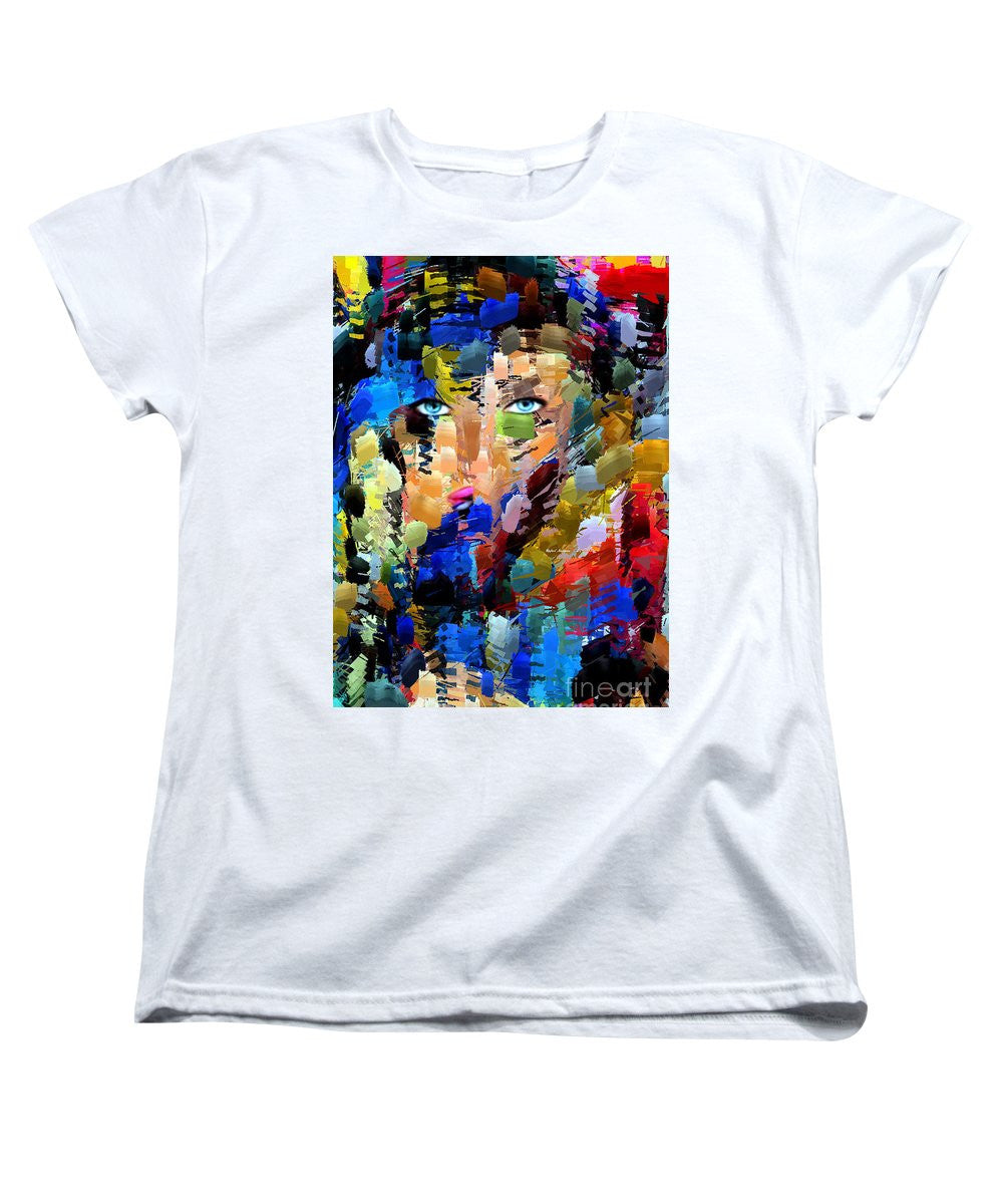 Women's T-Shirt (Standard Cut) - Lady In Blue