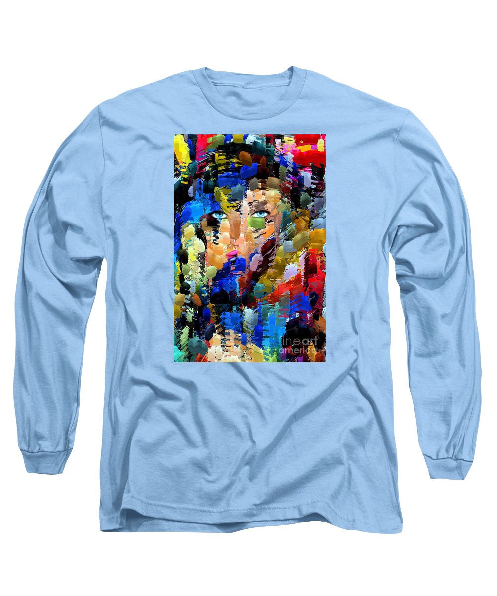 Long Sleeve T-Shirt - Lady In Blue