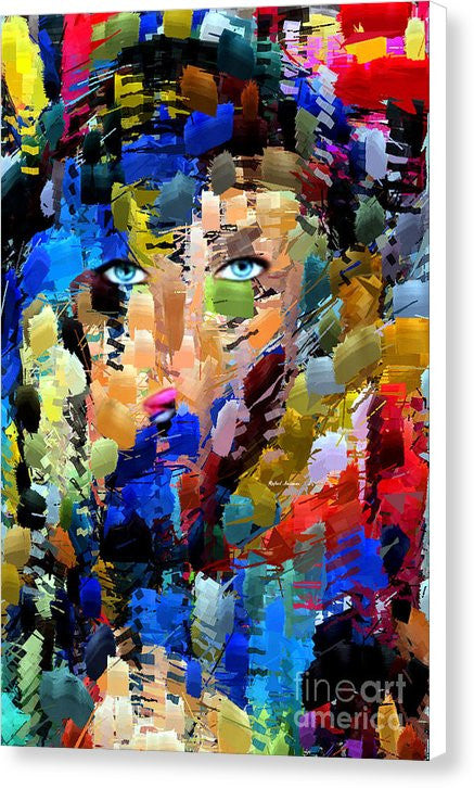 Canvas Print - Lady In Blue