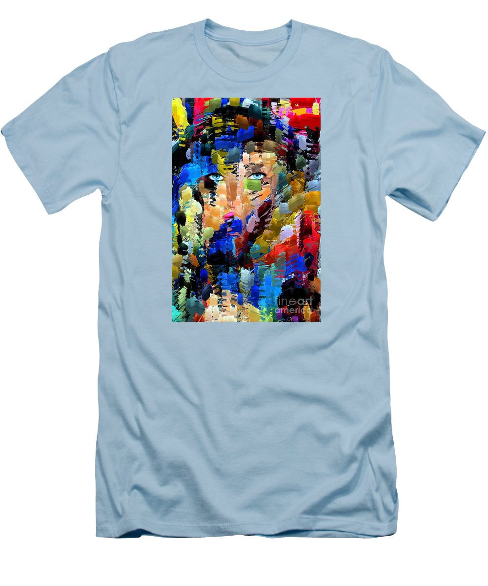 Men's T-Shirt (Slim Fit) - Lady In Blue