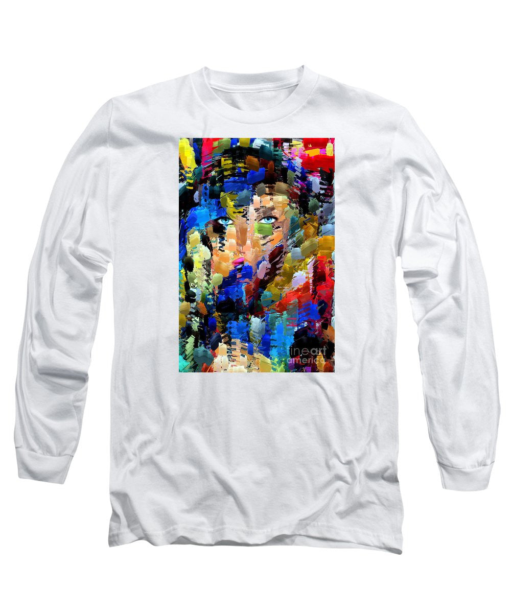 Long Sleeve T-Shirt - Lady In Blue