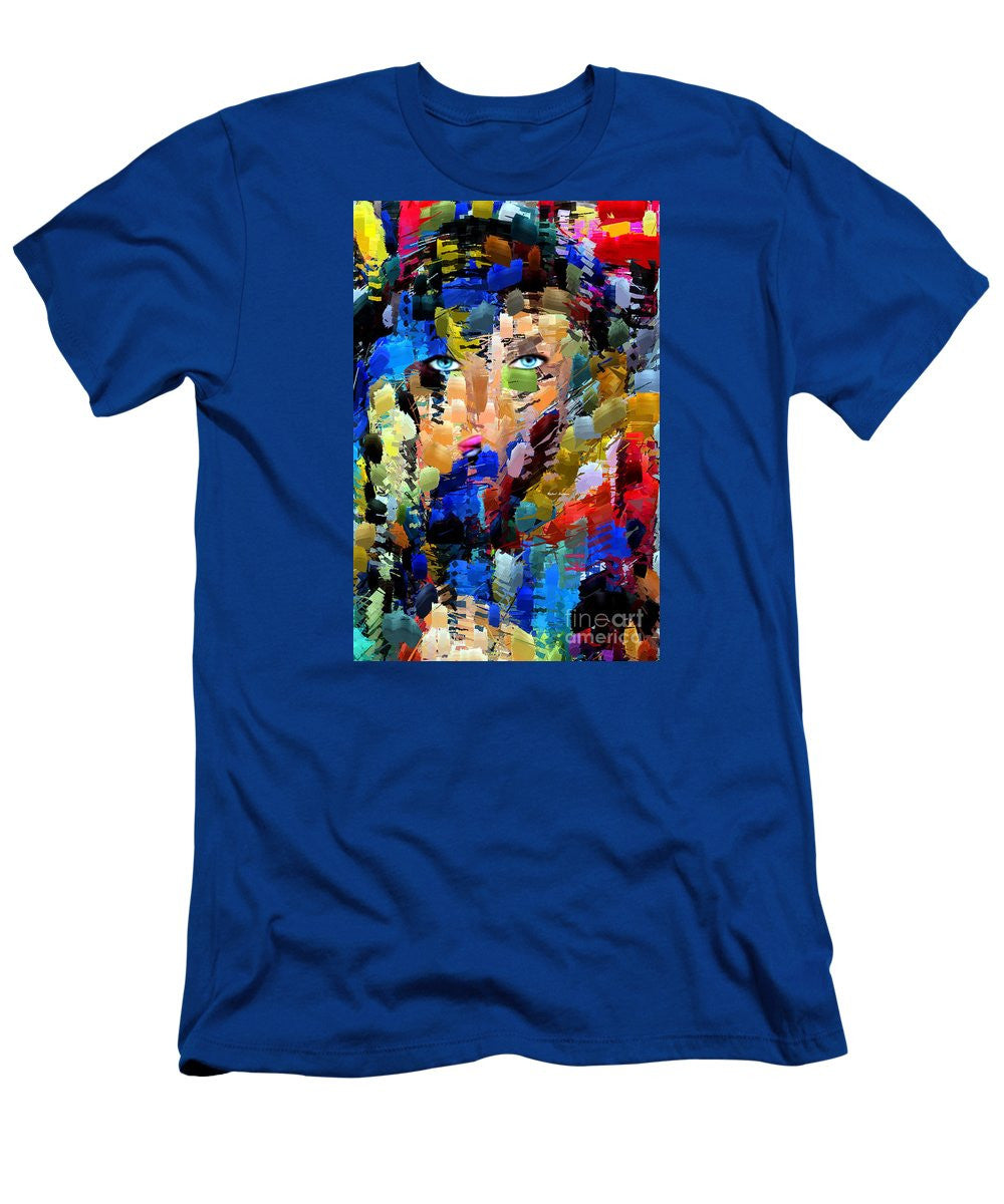 Men's T-Shirt (Slim Fit) - Lady In Blue